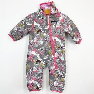 Patagonia Baby Reversible Puff-Ball Bunting --18 mo size